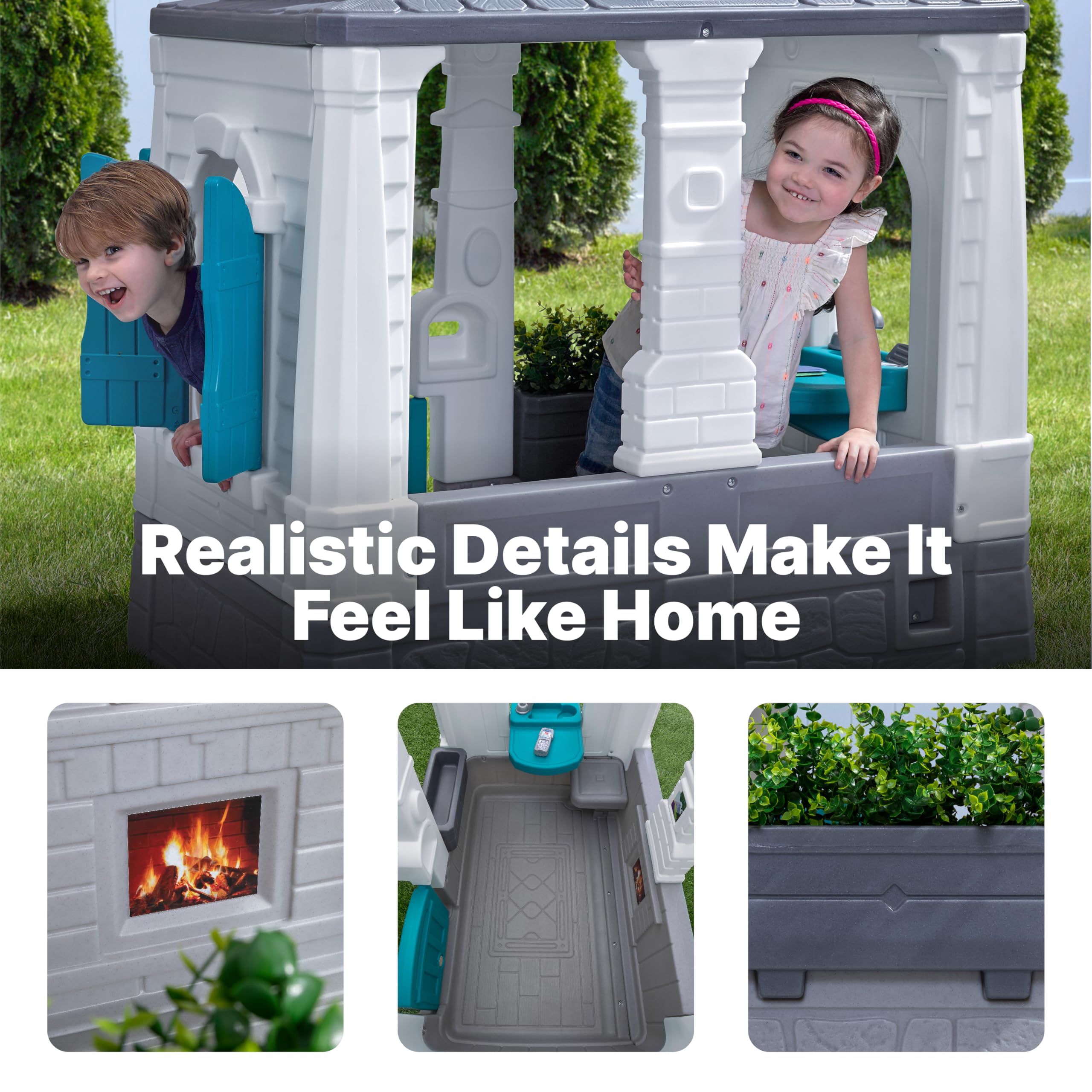 Interactive Toddler Playhouse with Sounds for Indoor and Outdoor Use