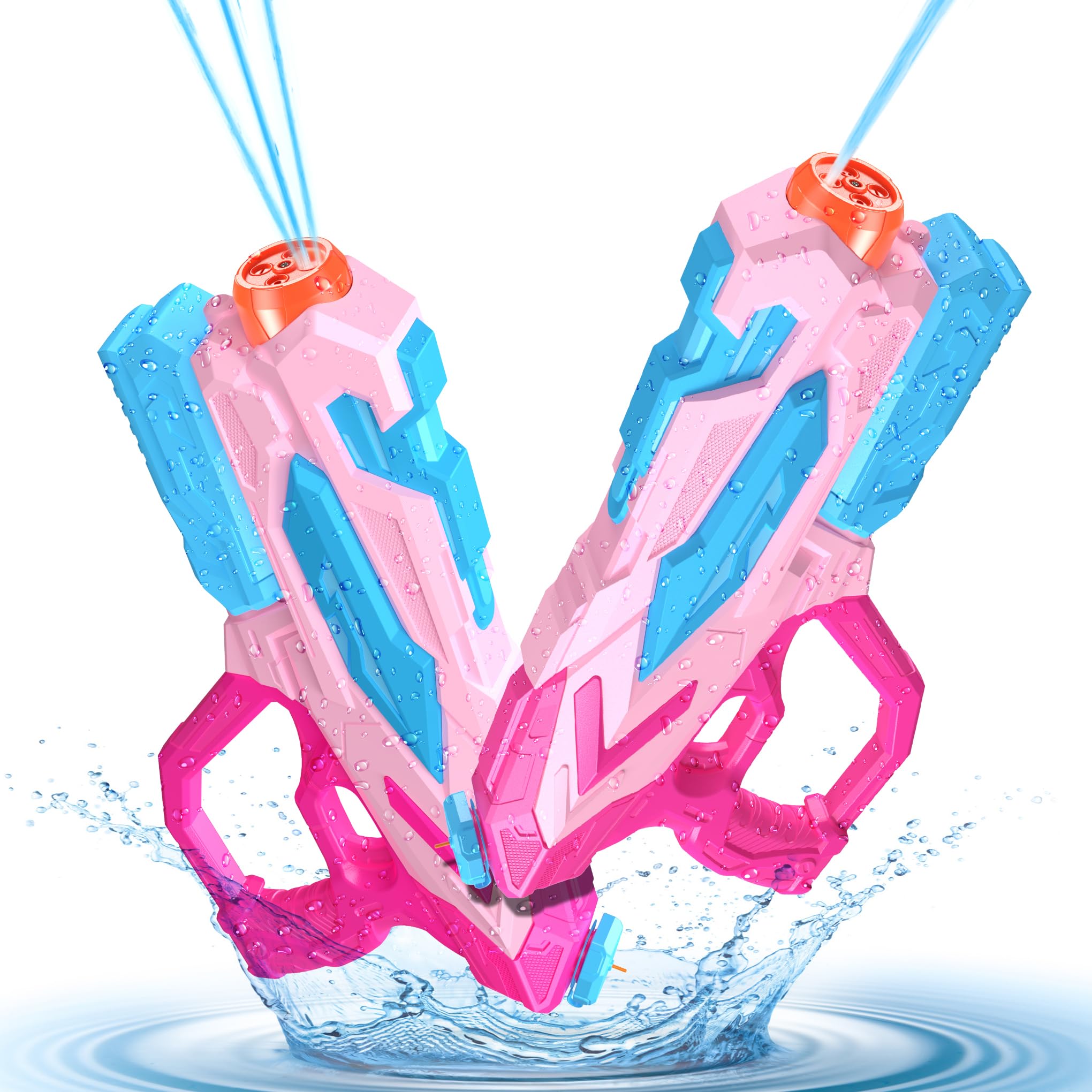 Water Gun for Kids, Super Squirt Guns Water Soaker Blaster - 4 Shooting