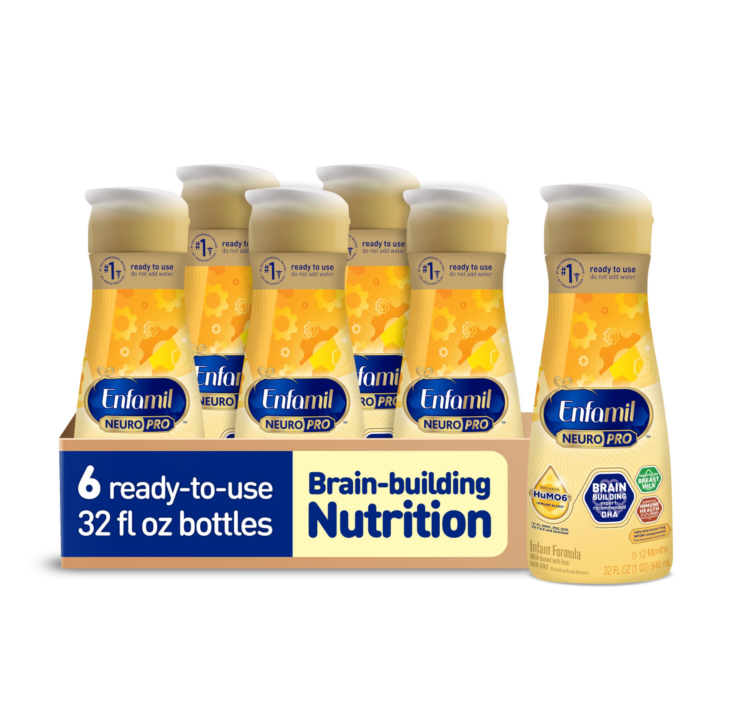 Enfamil NeuroPro Baby Formula, MFGM* 5-Year Benefit, Expert-Recommended Brain