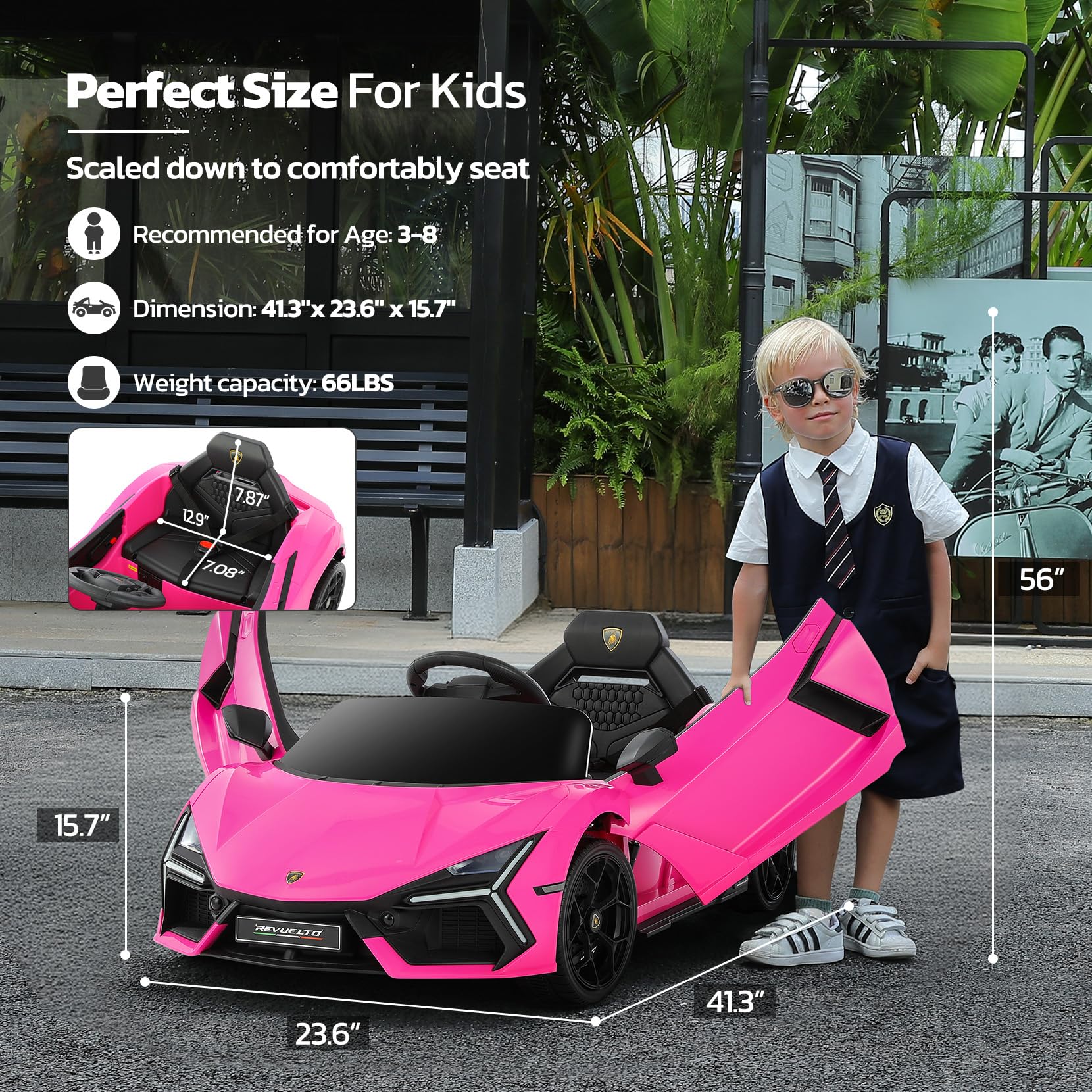 Licensed Lamborghini Ride-On Car with Remote Control