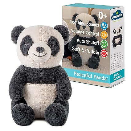 Sound Machine with White Noise Soothing Sounds | Cuddly Stuffed Animal
