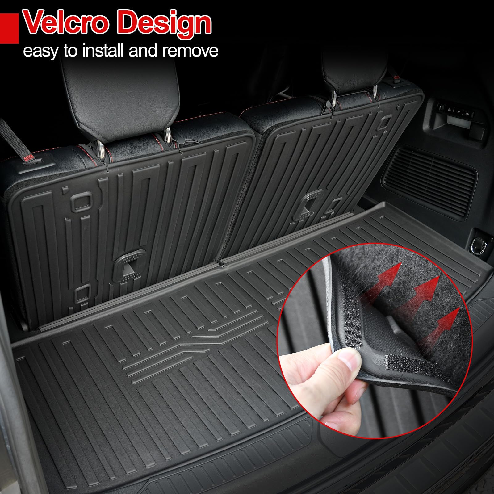 Ford Explorer Floor Mats Set with Cargo Liner and Backrest Mat