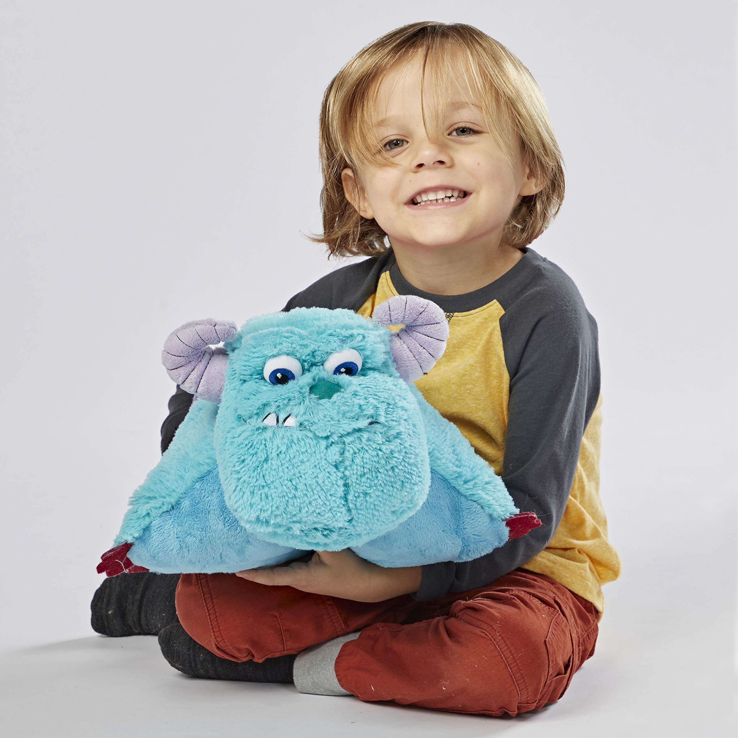 Monsters Inc 16" Sulley Stuffed Animal, Disney Monsters University Plush Toy, Blue