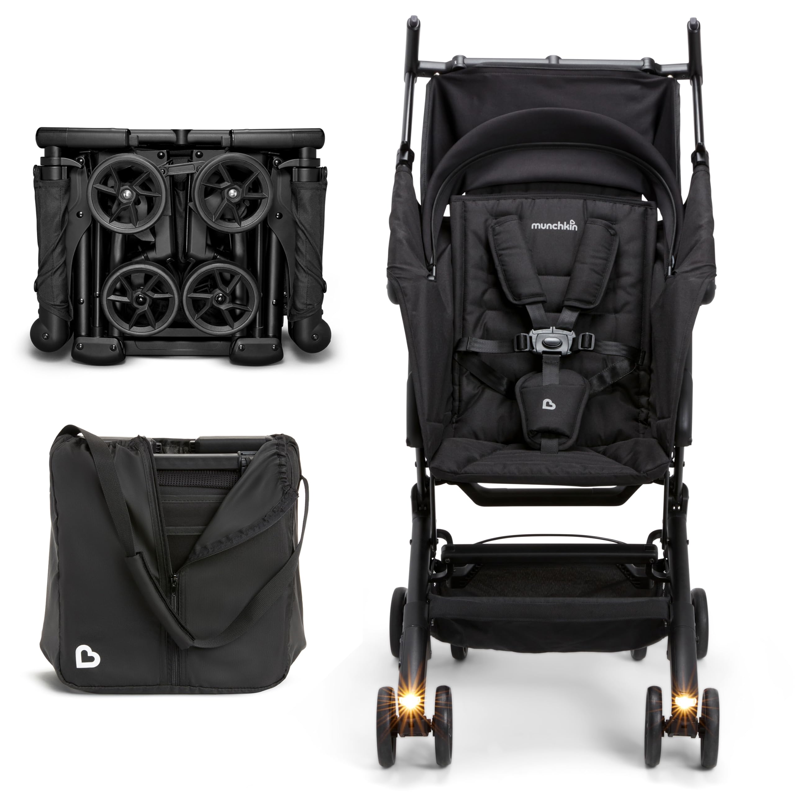 Night Owl™ Lightweight Travel Stroller with Wheel Lights