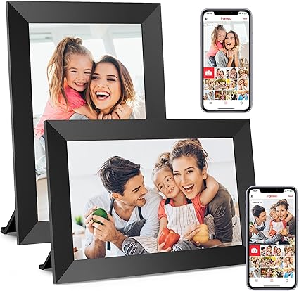 Frameo 10.1 Inch WiFi Digital Picture Frame, 1280x800 HD IPS Touch Screen Photo