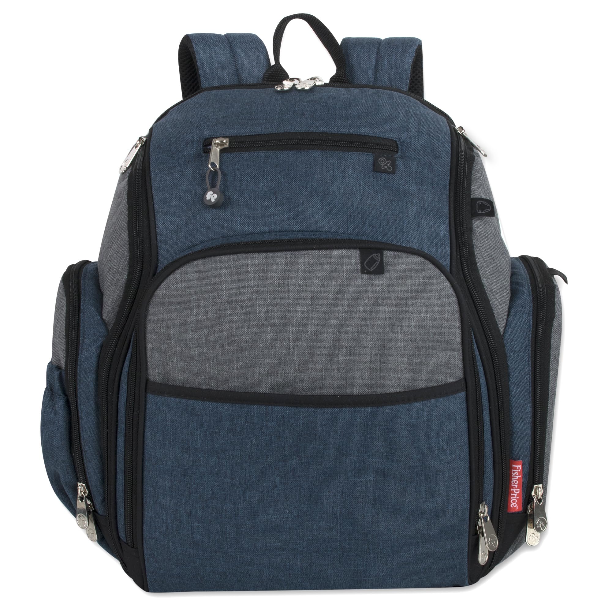 Fastfinder 3 Piece Set Diaper Bag Backpack for Moms & Dads