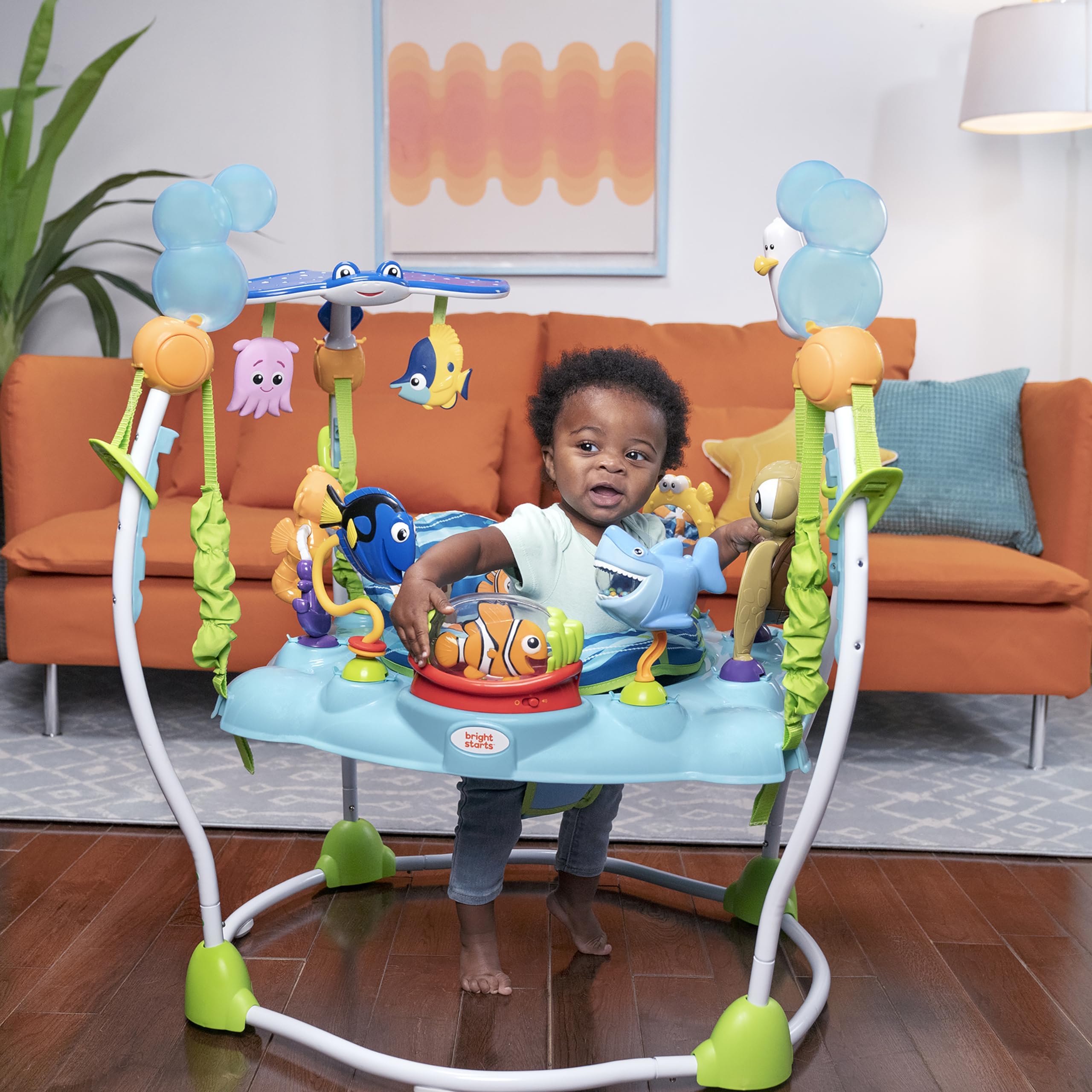 Disney Baby Finding Nemo Sea of Activities Baby Activity Center Jumper