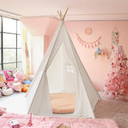 Kids Teepee Play Tent Indoor Outdoor Canvas