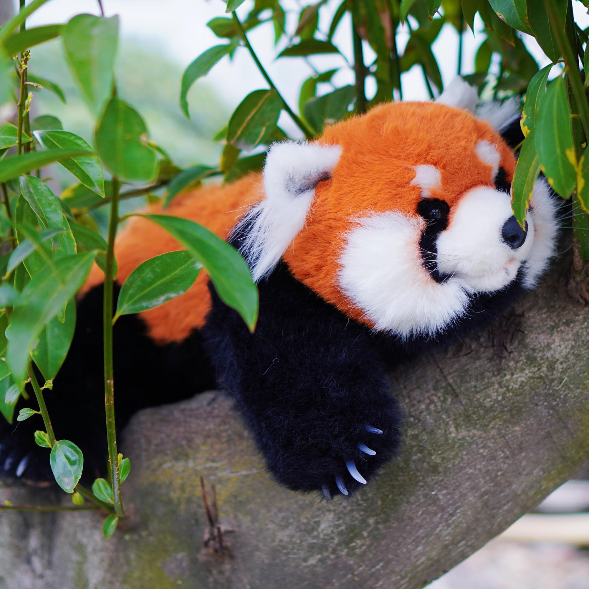 Chongker Cute Red Panda Plush Toy, Weighted Stuffed Animals