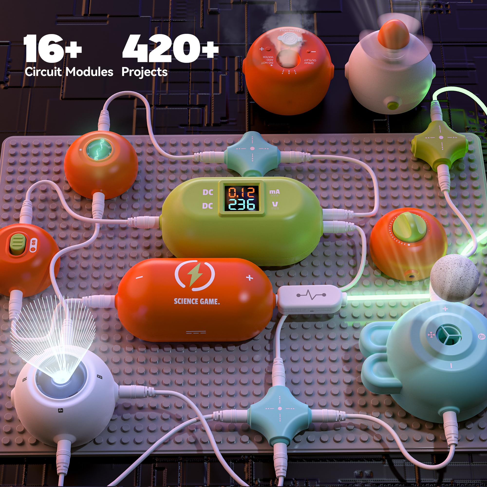 Science Kits for Kids - STEM Kits for Kids, Electronics Exploration Kit, Over 420 Projects