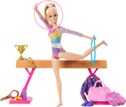 Careers Playset, Gymnastics Set with Blonde Gymnast Fashion Doll