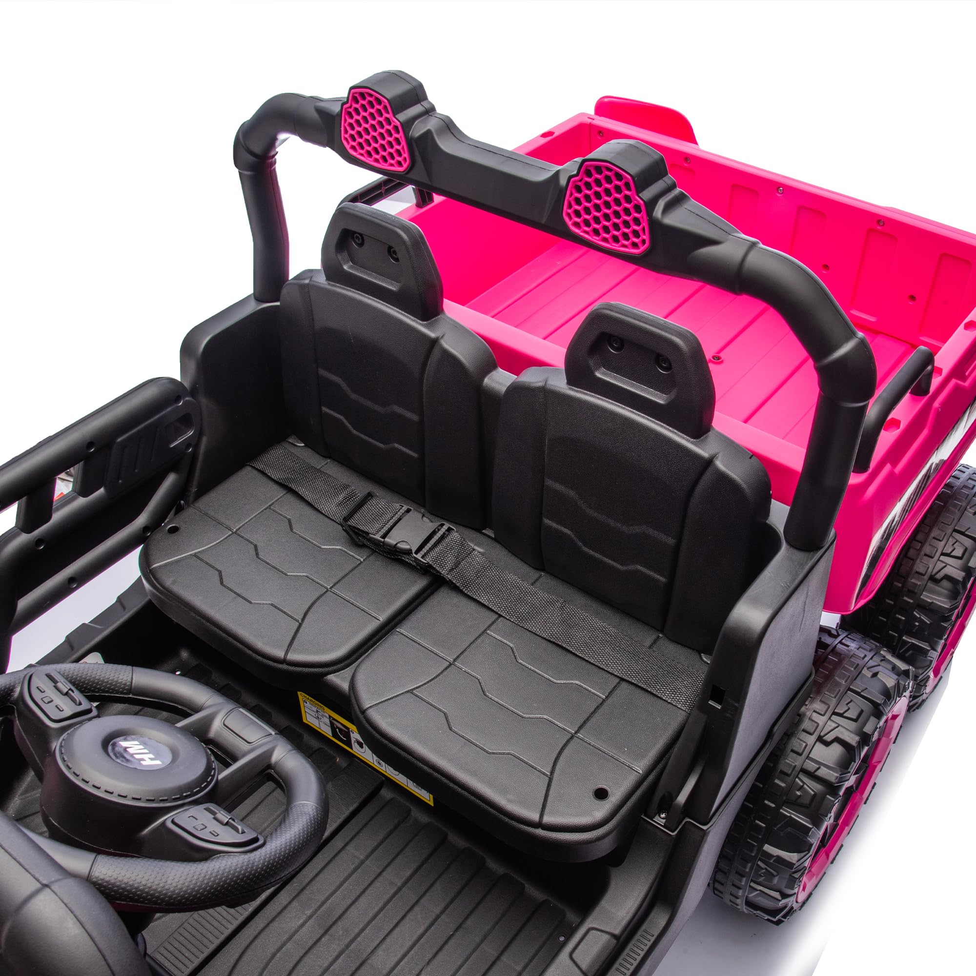 24V Kids Ride-On Dump Truck 2-Seater with Remote Control