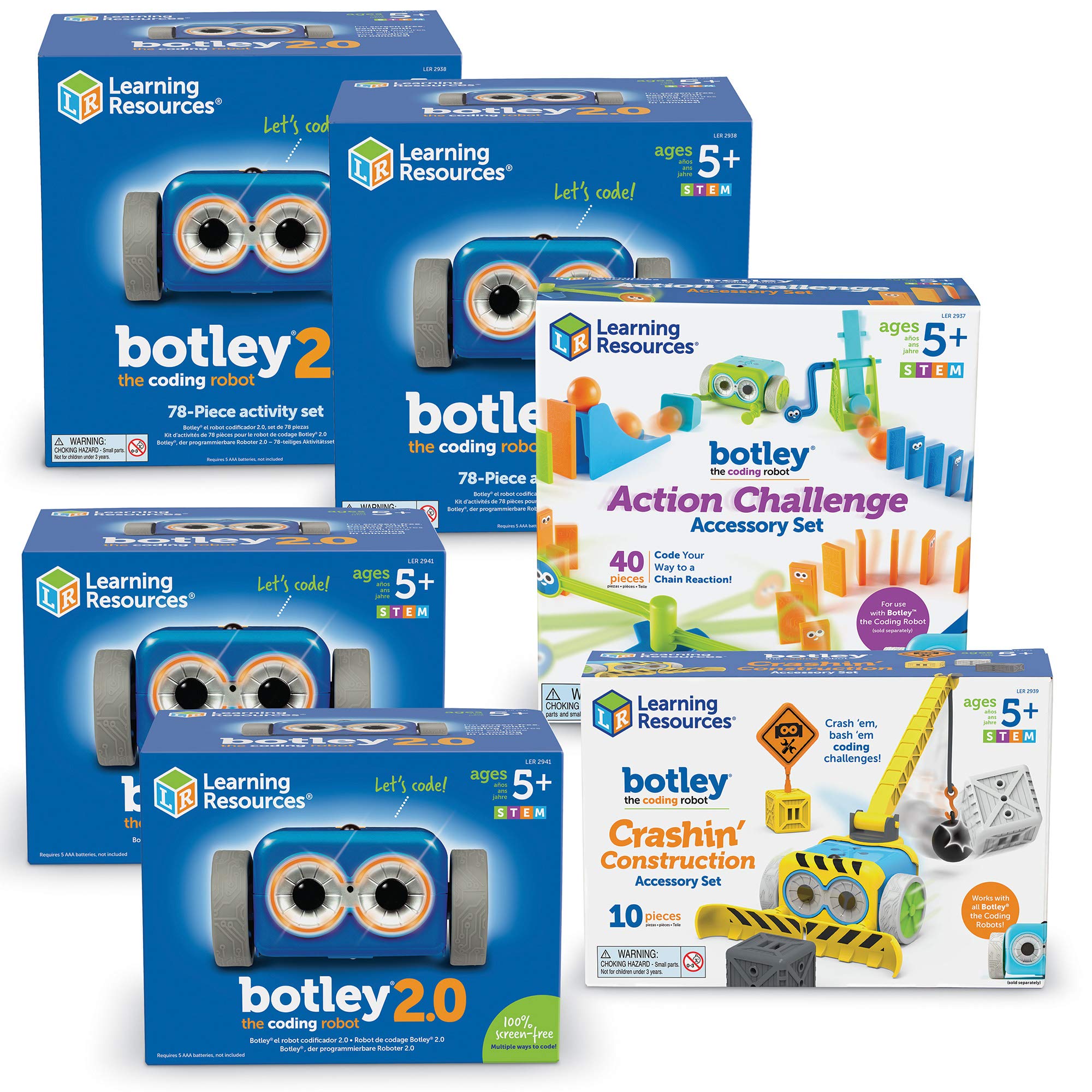 Botley 2.0 The Coding Robot, Classroom Set, STEM, Screen-Free Coding Activities
