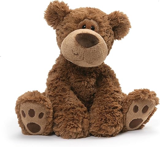 Grahm Teddy Bear, Premium Stuffed Animal for Ages 1 and Up, Brown, 12”