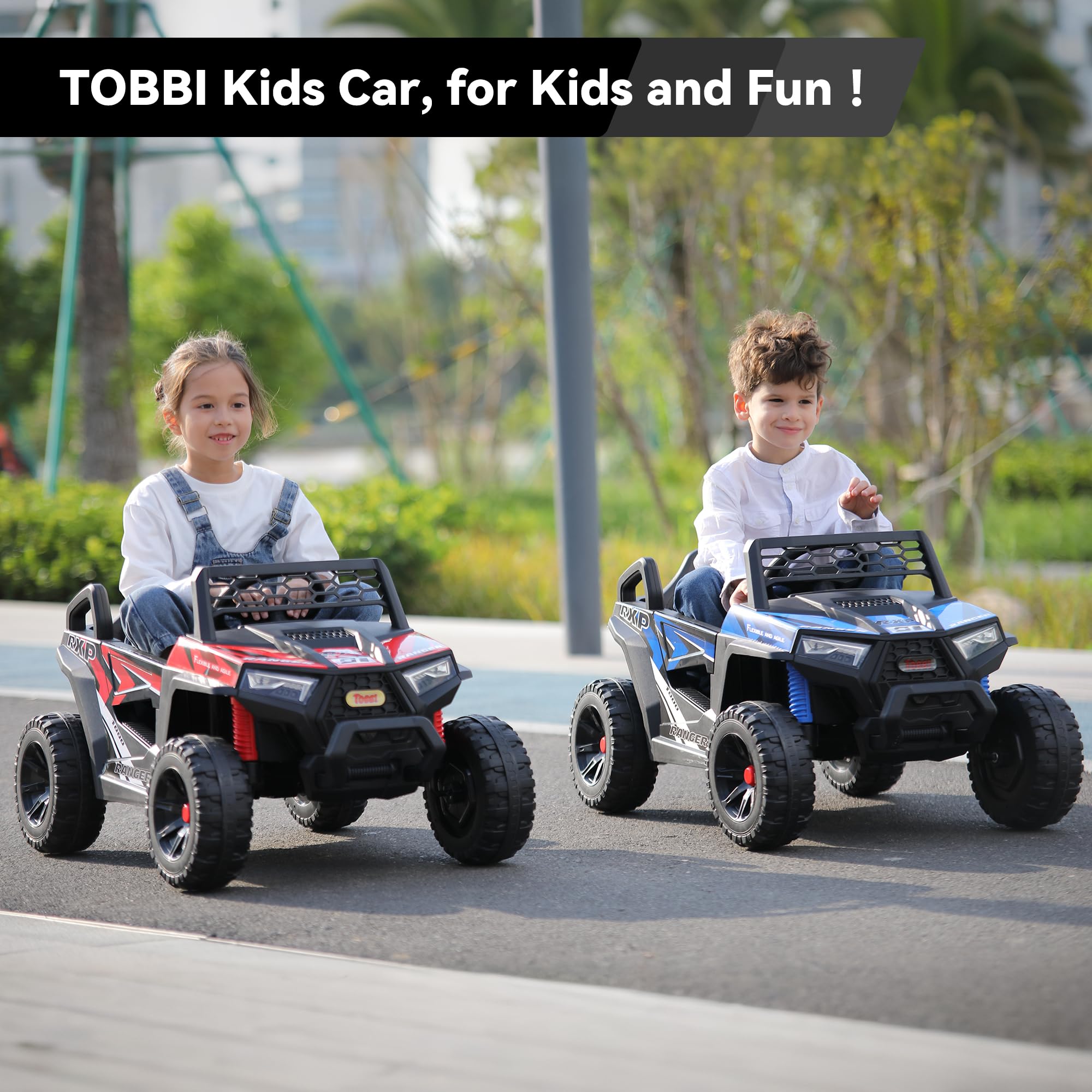 12V Kids Electric Ride-On Truck with Dual Motors