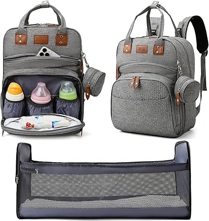 Baby Diaper Bag Backpack with Changing Station, best baby registry