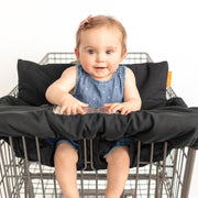 2-in-1 Cushy High Chair Cover and Shopping Cart Cover for Baby, Comfortable Cover