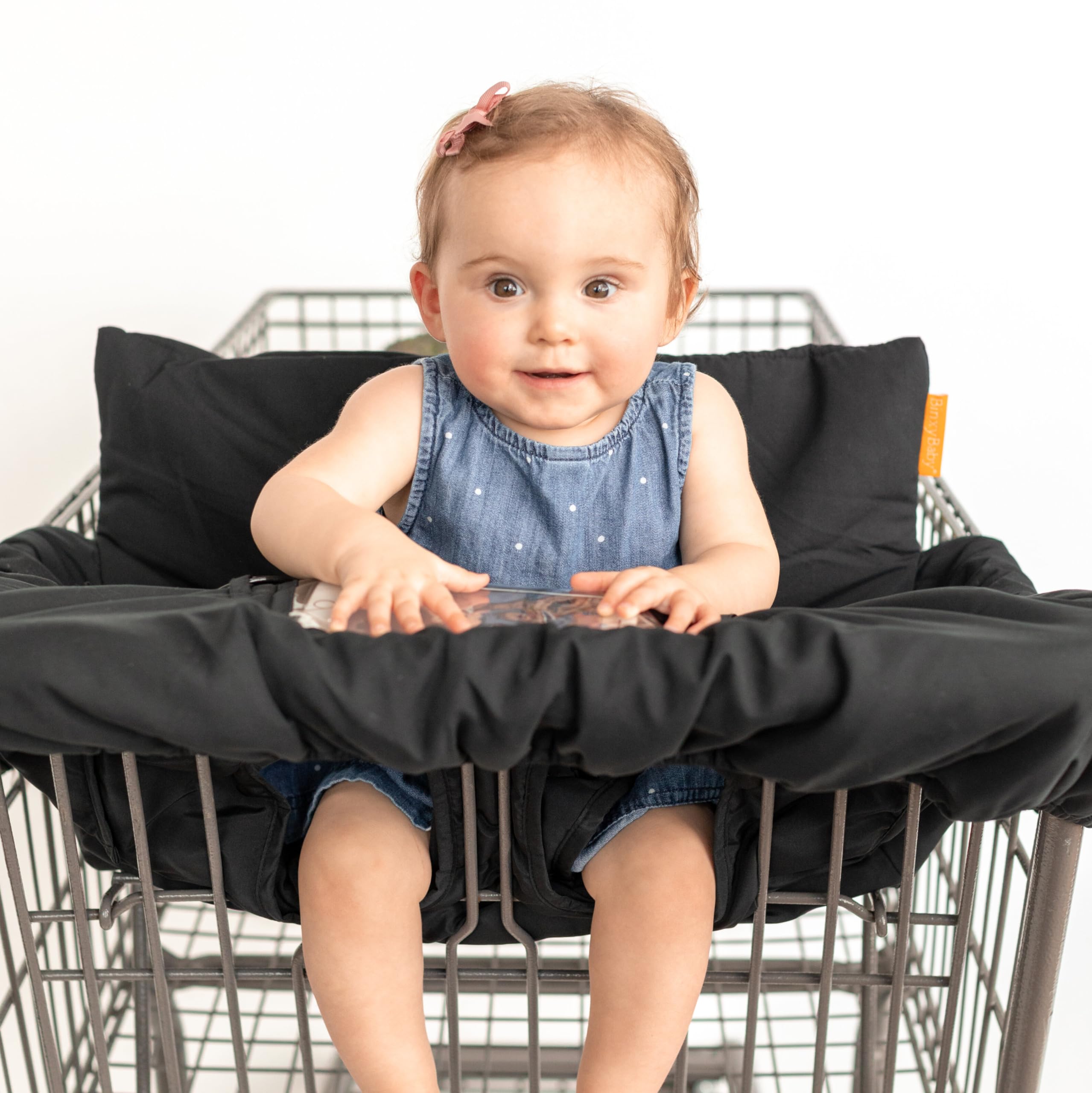 2-in-1 Cushy High Chair Cover and Shopping Cart Cover for Baby, Comfortable Cover
