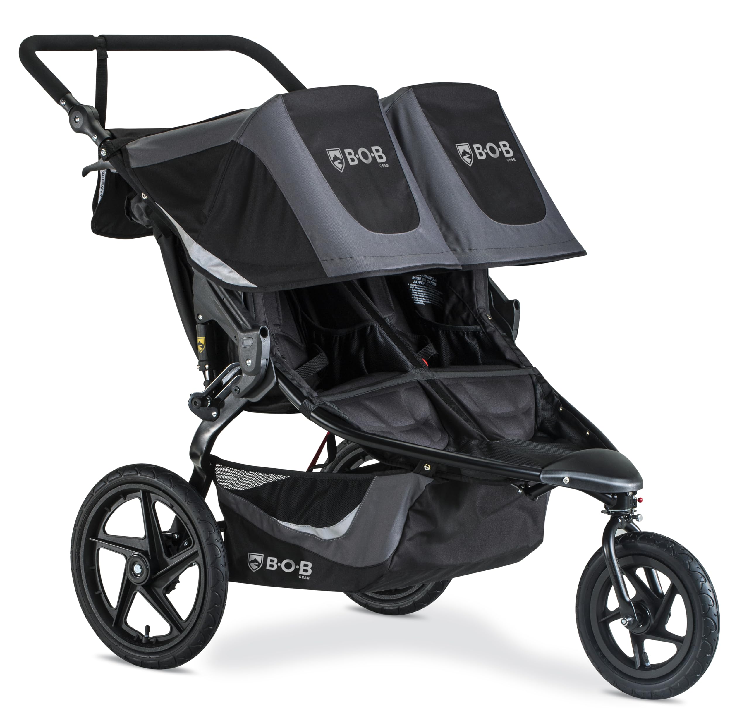 Revolution Flex 3.0 Duallie Double Jogging Stroller, Graphite Black