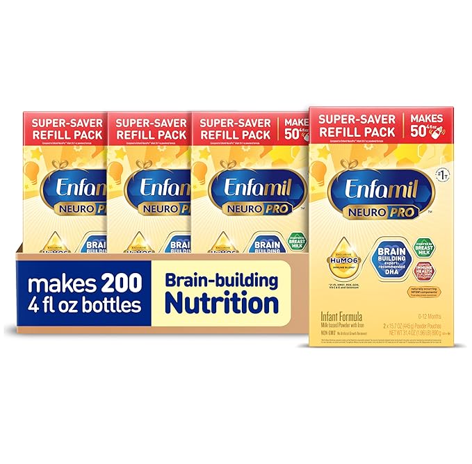 NeuroPro Baby Formula, MFGM* 5-Year Benefit, Expert-Recommended Brain-Building