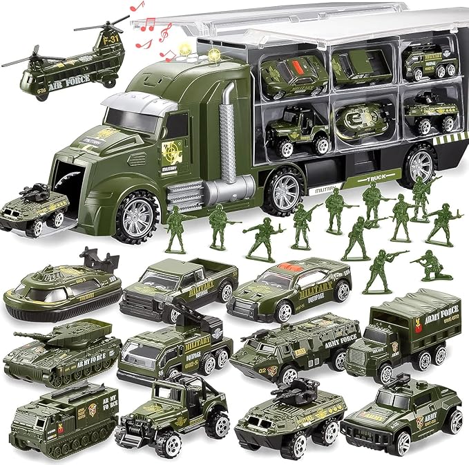 25-Piece Die-cast Construction Truck Toy Set by Joyin