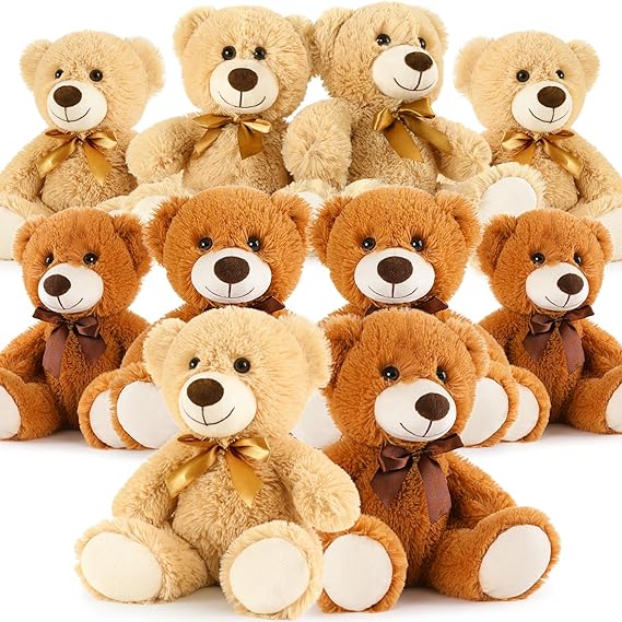 14 Piece Teddy Bears Bulk Baby Shower,14 Inch Cute Teddy Bear Stuffed Animals Plush