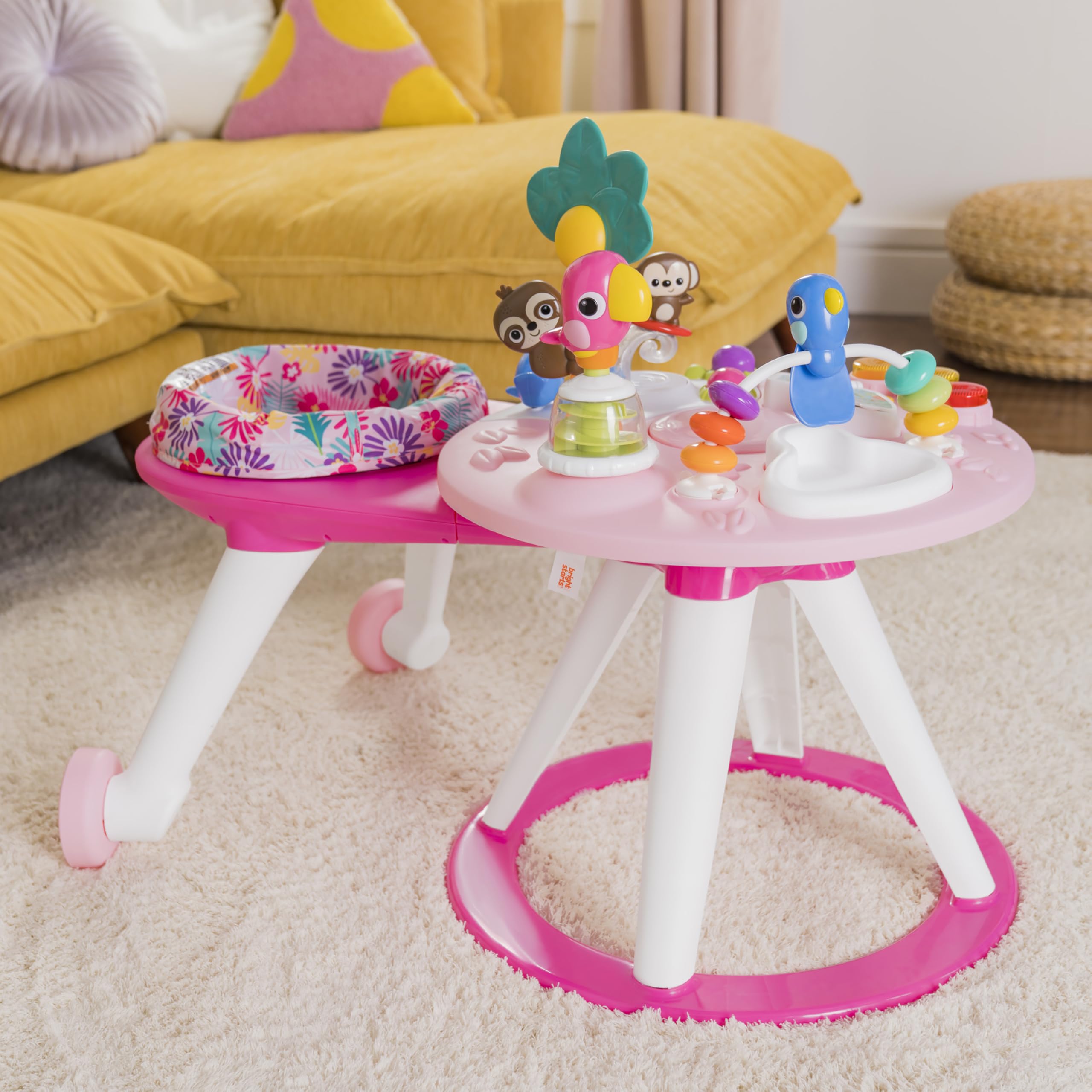 Around We Go 2-in-1 Baby Walker, Discovery Activity Center and Table