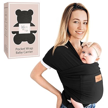 Baby Wrap Carrier - Premium Cotton Baby Carrier Wrap for Newborn to Toddler