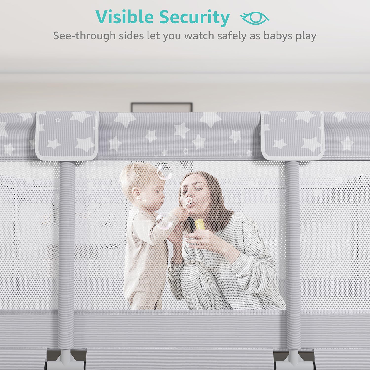 Large Baby Playpen 70x59 Inches