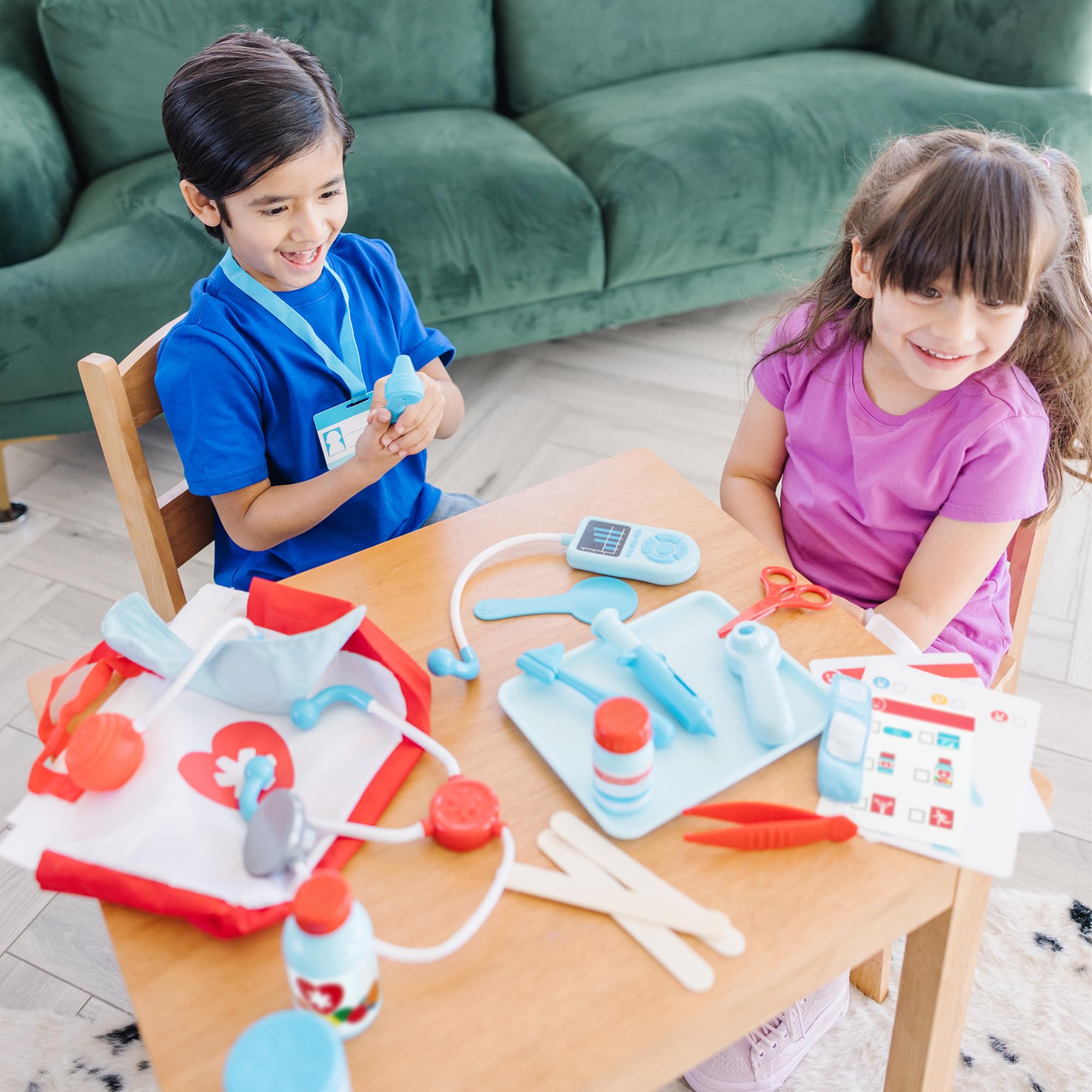 Get Well Doctor’s Kit Play Set – 25 Toy Pieces - Doctor Role Play Set