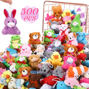 300 Pack Mini Stuffed Animals Bulk Mini Animals Plush Toy Set Assortment Small