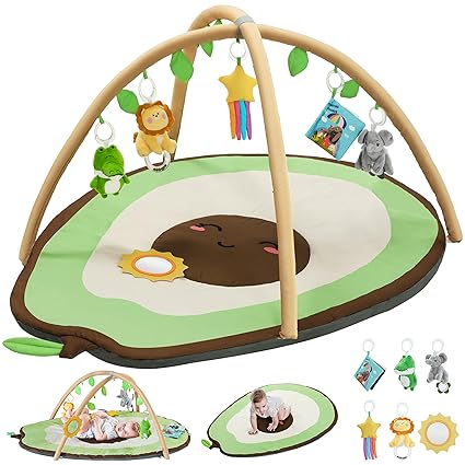 Baby Play Gym Mat & Activity Mat, Baby Tummy Time Mat