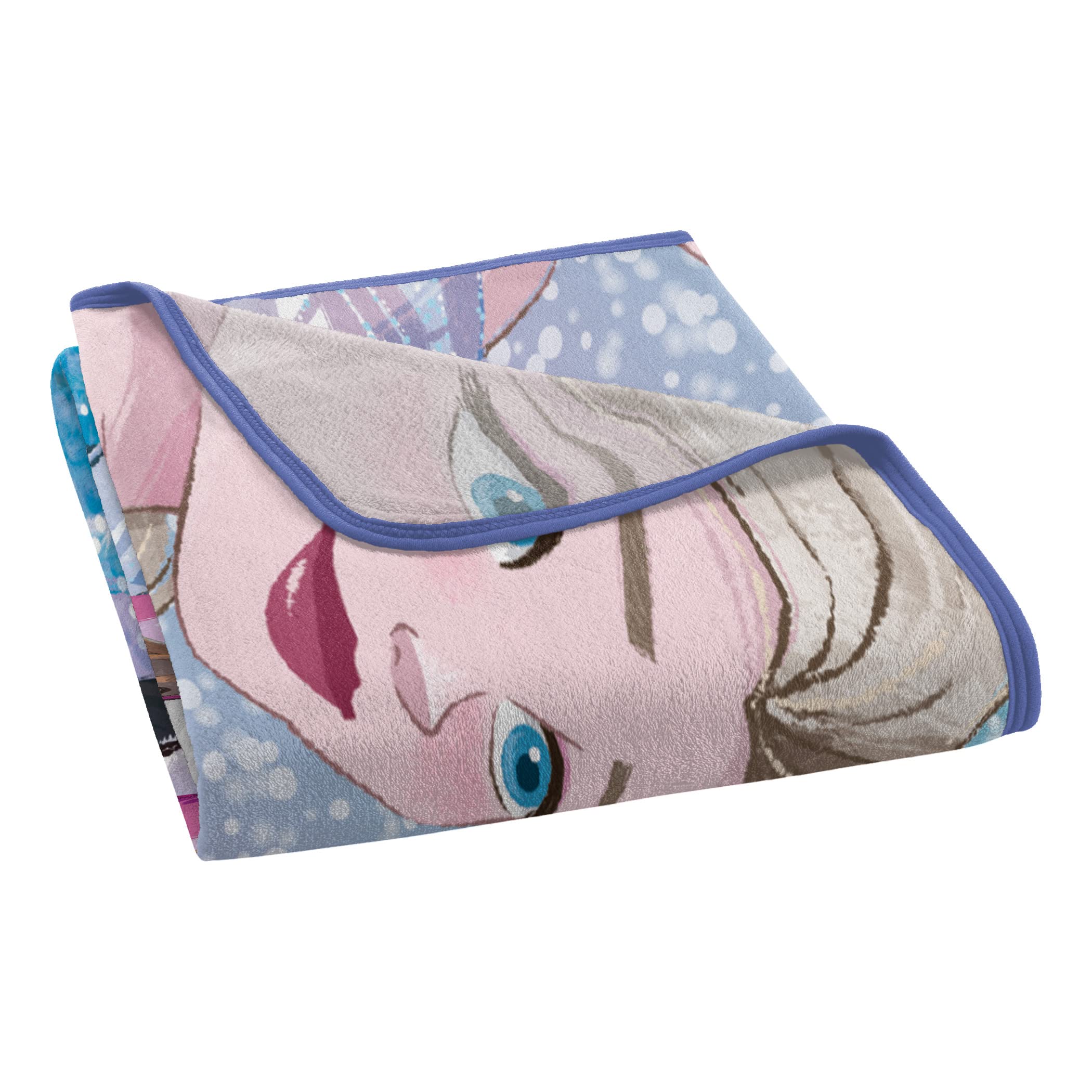 Frozen Micro Raschel Throw Blanket, 46" x 60", New Family