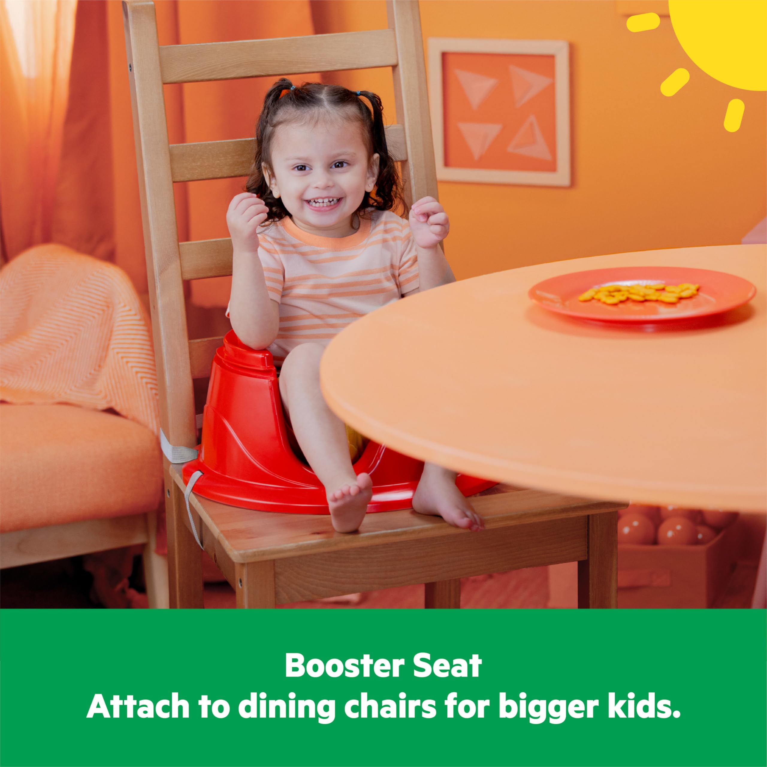 3-in-1 Baby Activity Seat with Toys and Booster