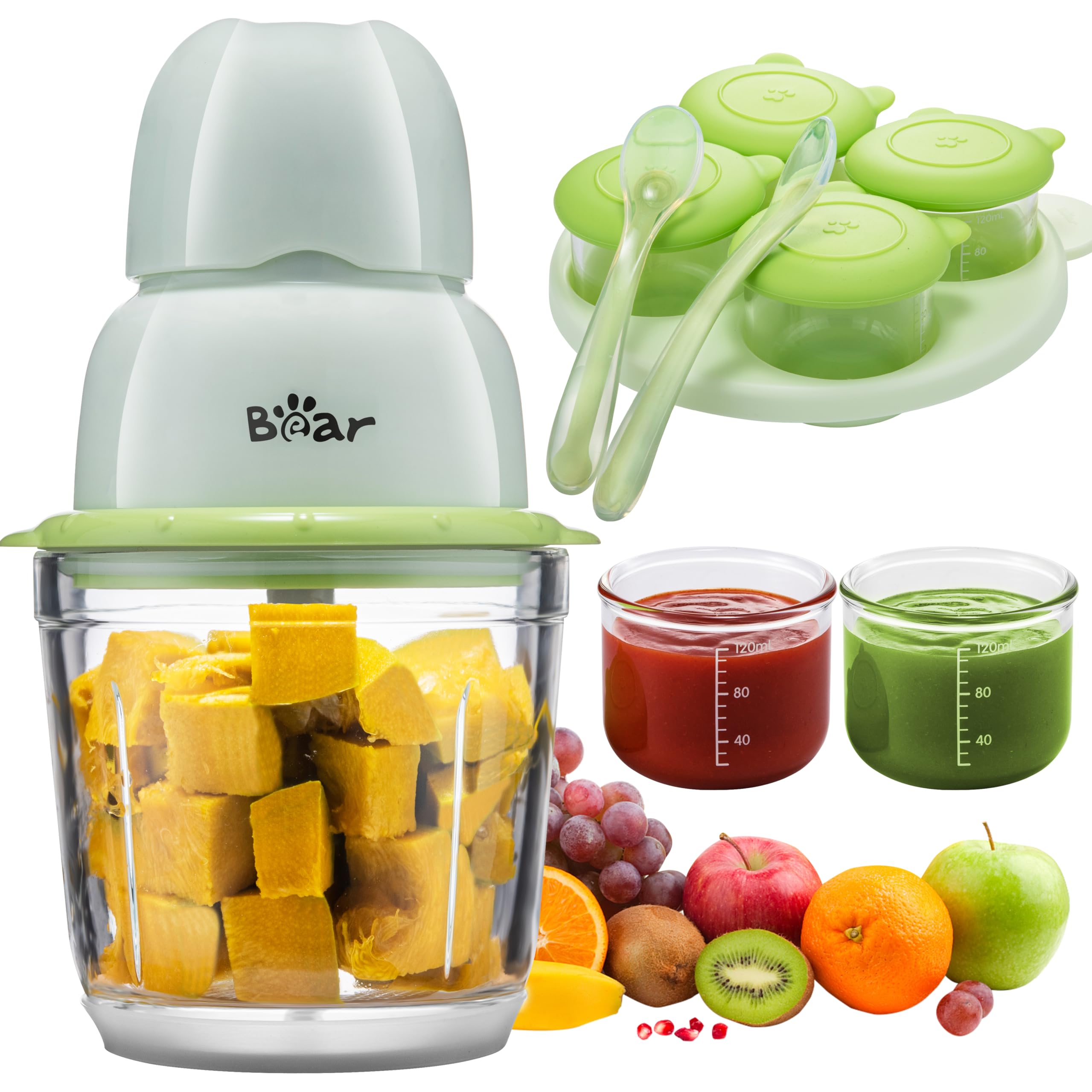 Maker, Baby Food Processor Set with Baby Food Containers