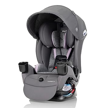 All4Stages Slim 4-in-1 Convertible Car Seat (Sanibel Pink)