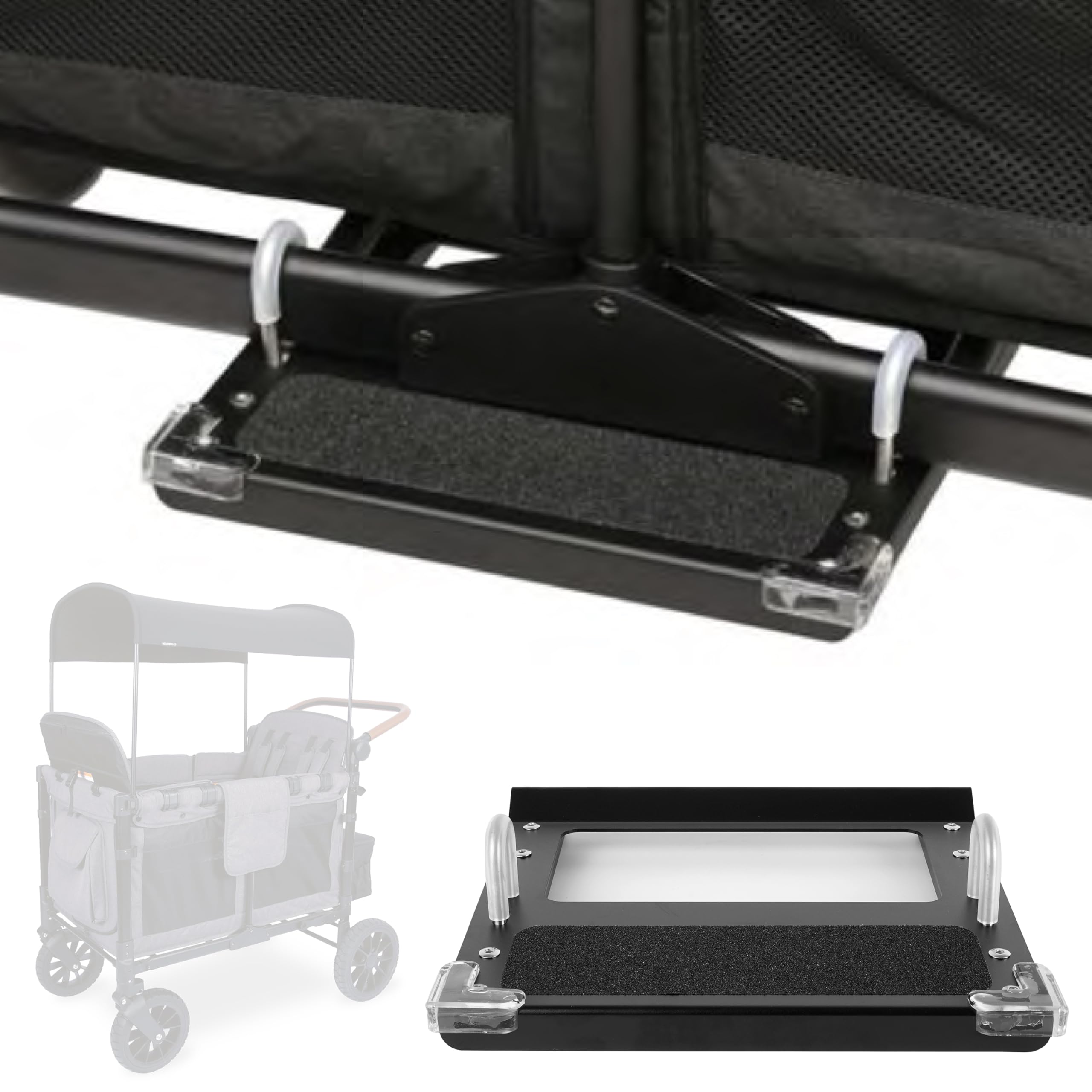 Step Attachment Compatible with Wonderfold Wagon - Newly Improved Side Step Design