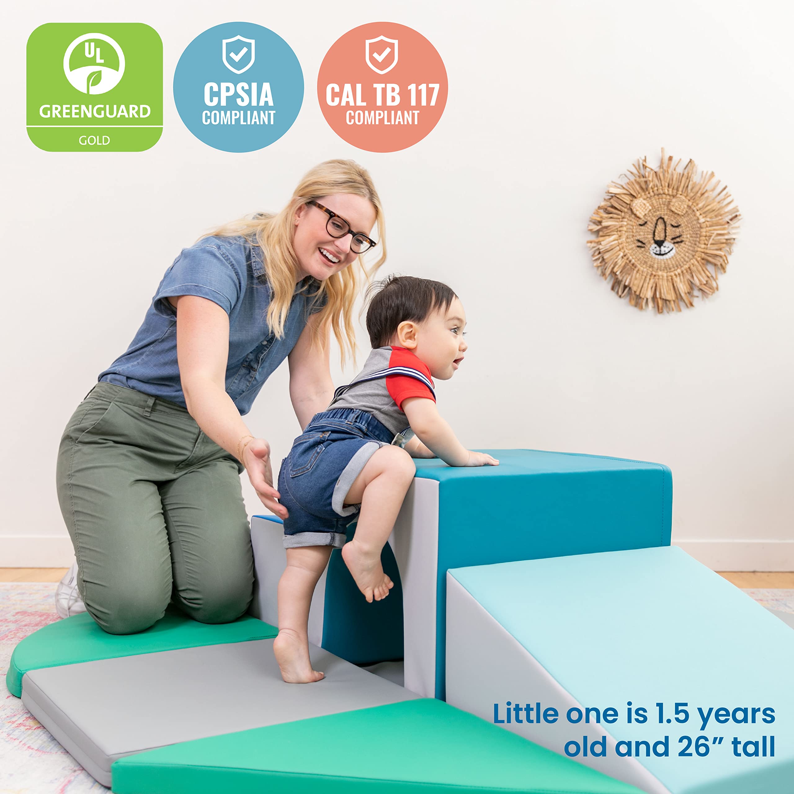 Foam Tunnel Climber for Toddlers