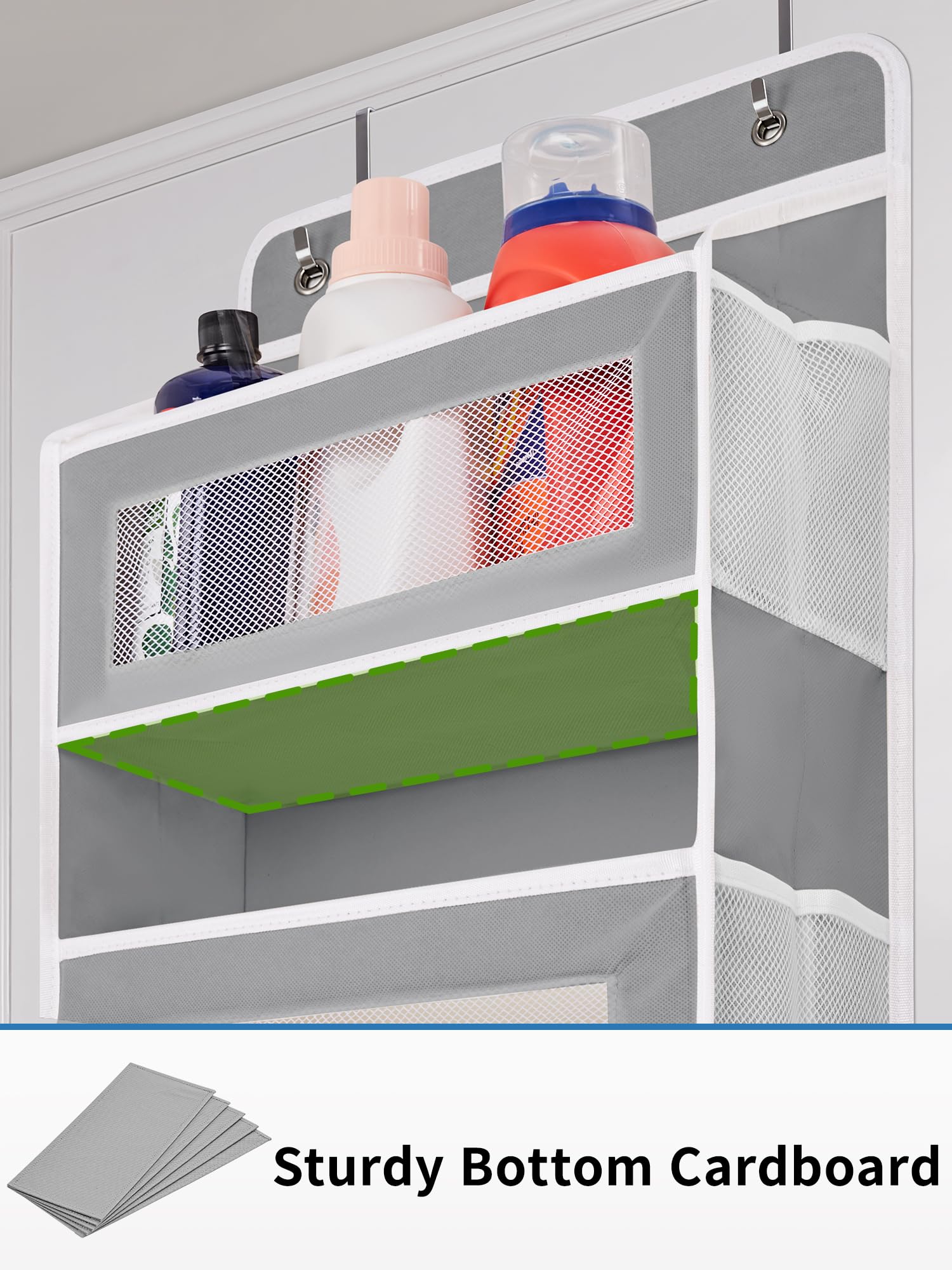 5-Shelf Over Door Organizer with Large Pockets