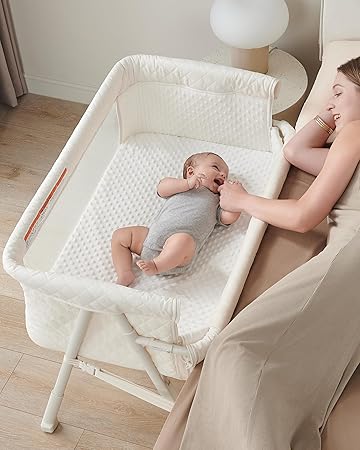 Bassinet Bedside Sleeper, Baby Crib for Newborn