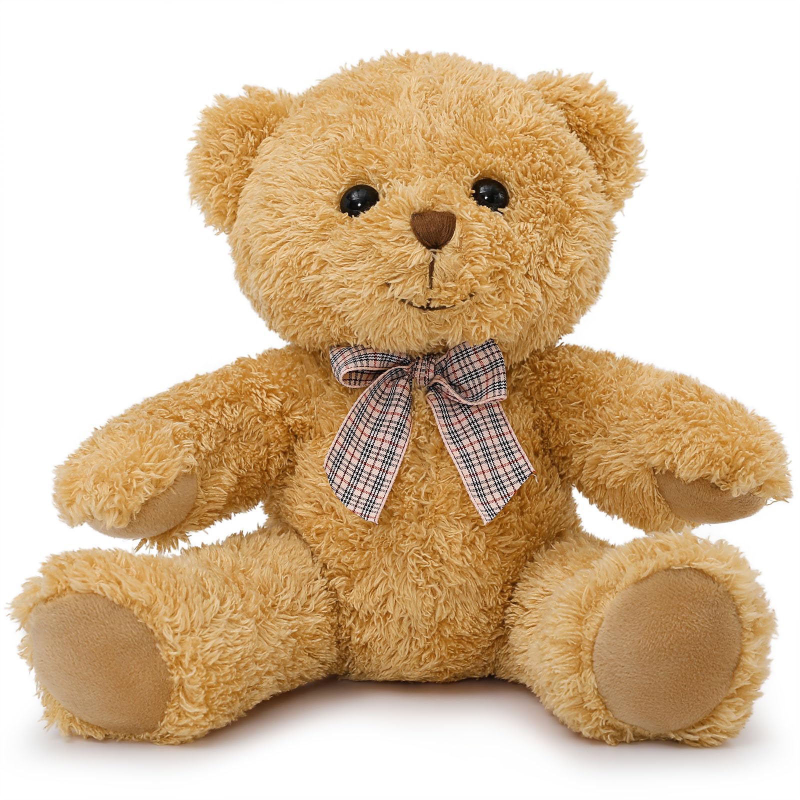 13 inch Stuffed Animals Bulk, 8 Pack Assorted Animals Plush Toy Set with Teddy Bear