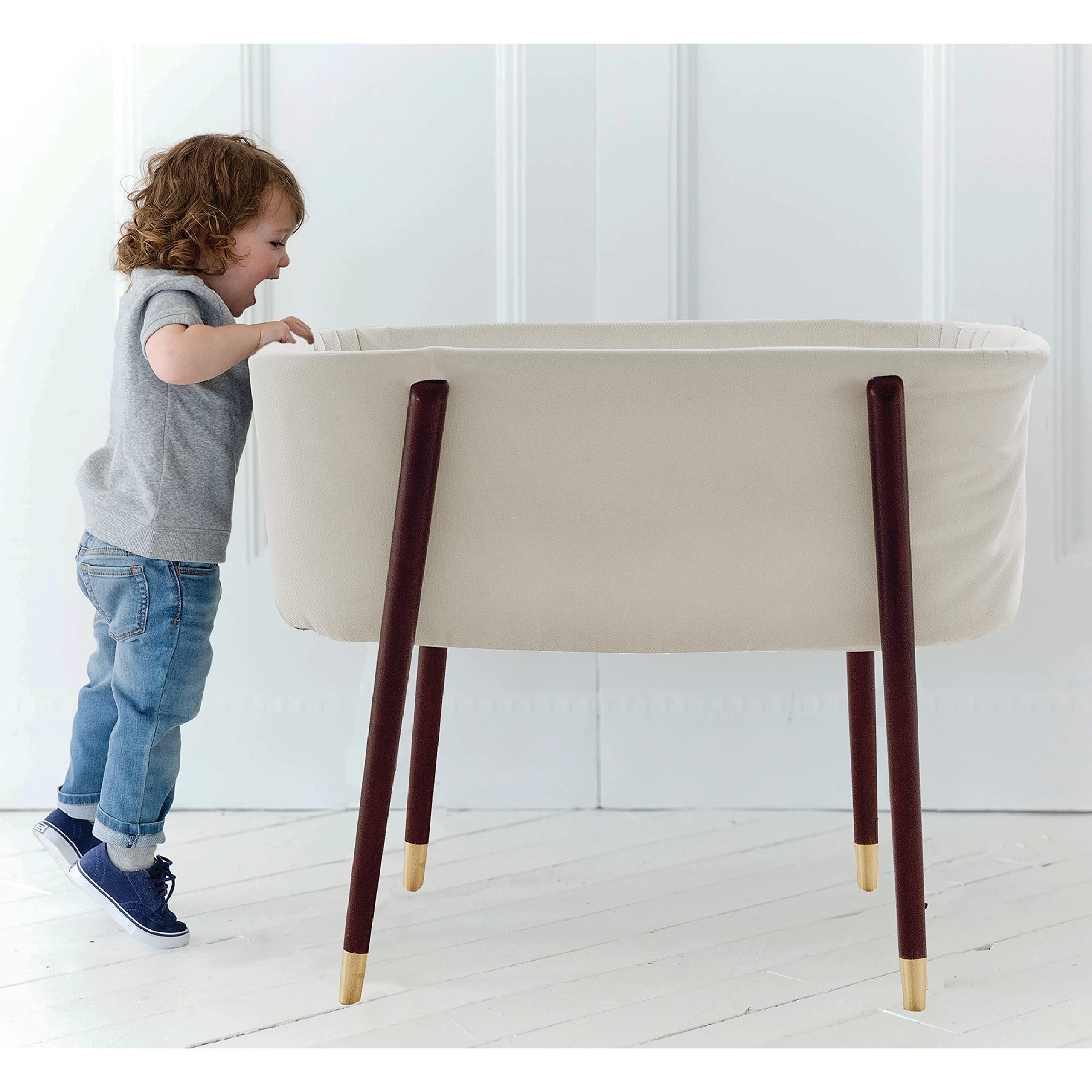 Sova Portable Baby Bassinet, Mid-Century Design