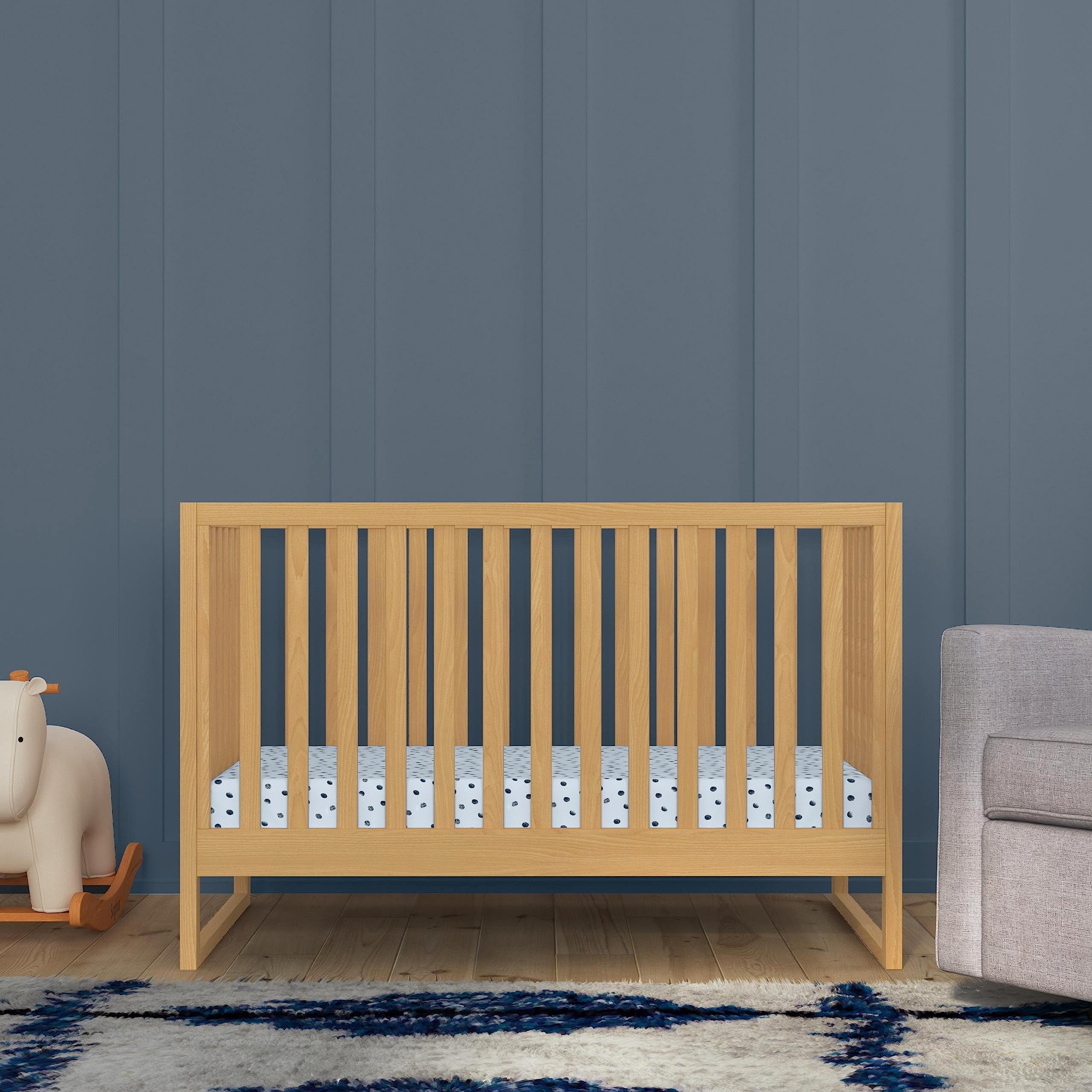 3-in-1 Convertible Baby Crib - GREENGUARD Gold Certified