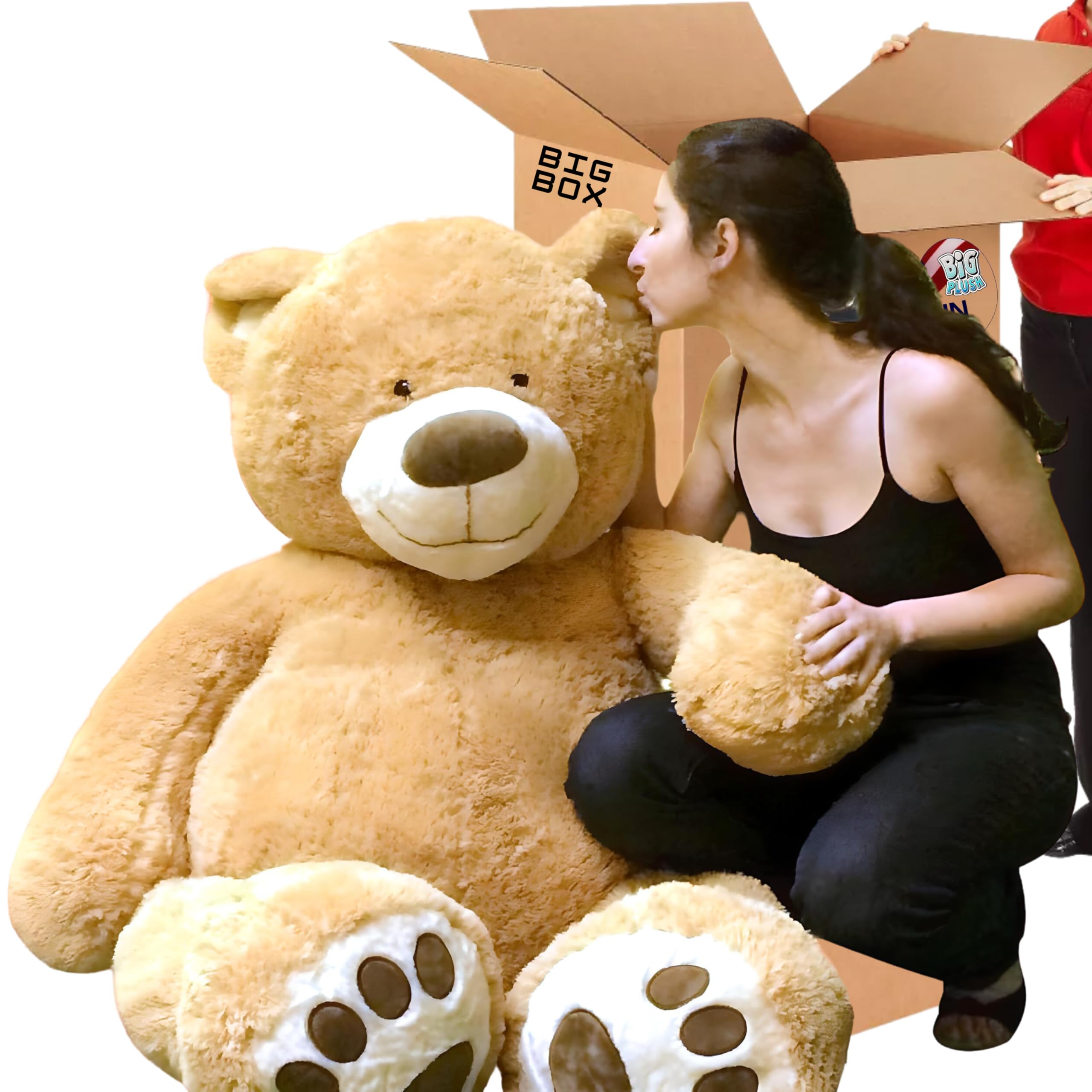 Giant 5 Foot Customizable Teddy Bear Hand-Stuffed in USA