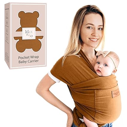 Baby Wrap Carrier - Premium Cotton Baby Carrier Wrap for Newborn to Toddler
