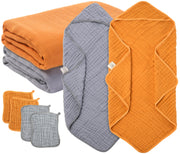 Cozy Baby Essentials Set - Muslin Cotton and Viscose Derived