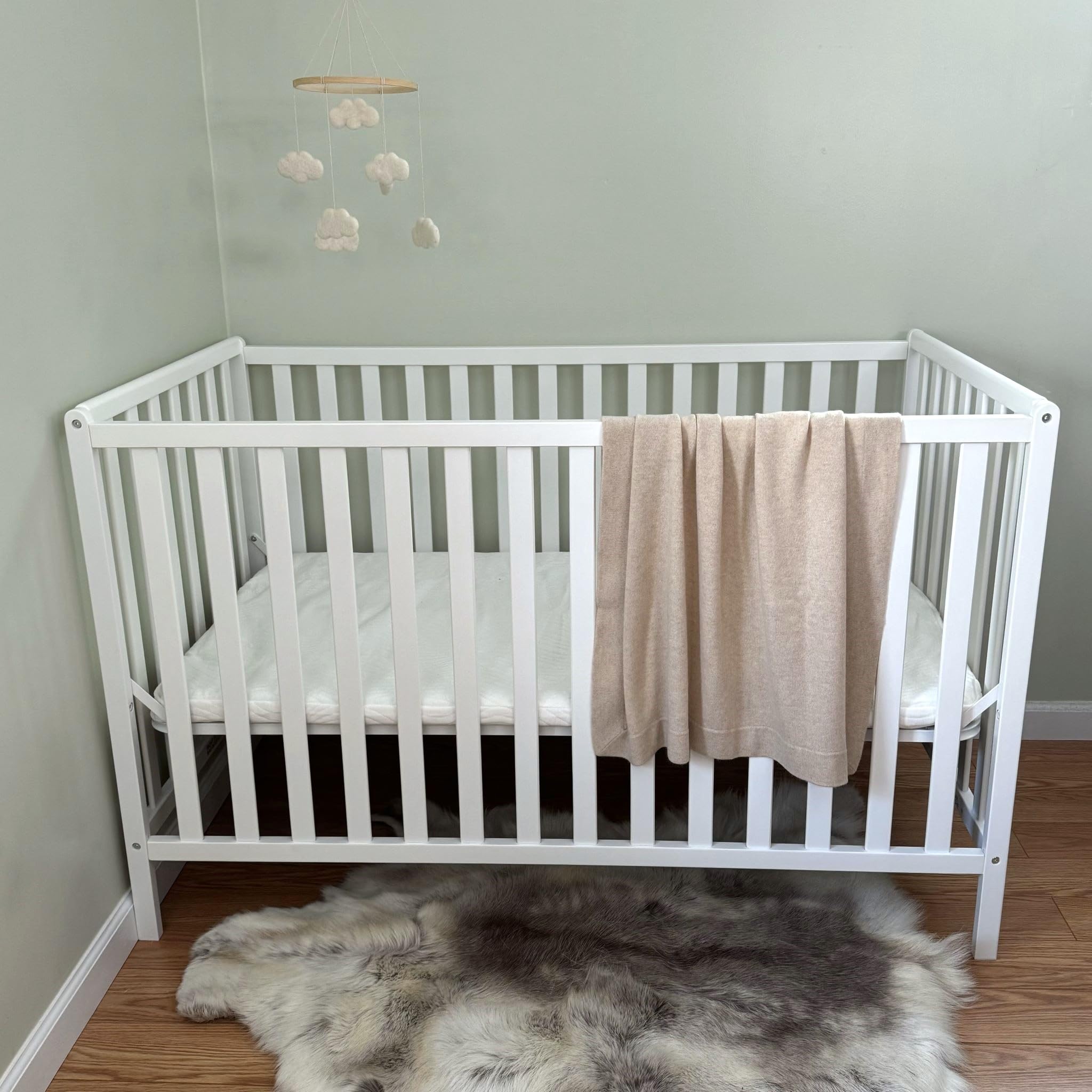 BABY 100% Cashmere Baby Blanket Luxe Knit Design in Brown Sugar