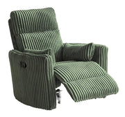 Swivel Recliner Chair: Corduroy Rocking Chair Nursery Glider