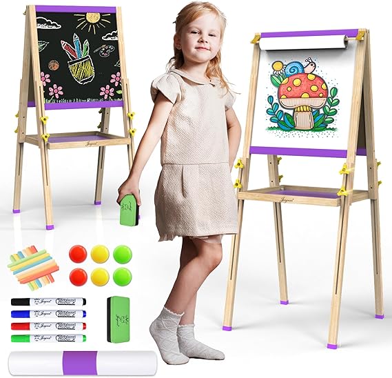Art Easel for Kids Ages 4-8 Easels for Toddlers,Toddler Art Kids Easel