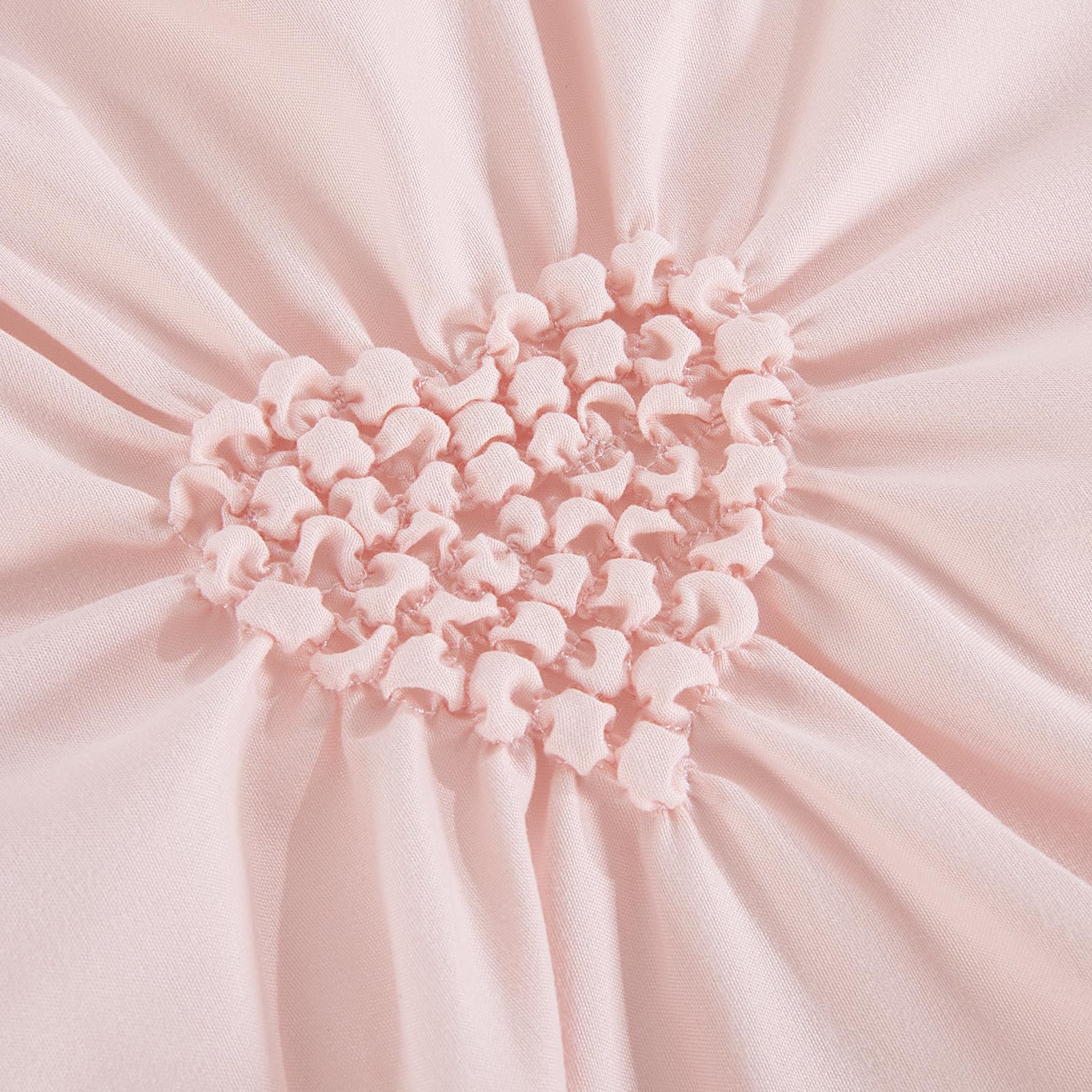 Princess Pink Crib Bedding Set with Pintuck Ruffles